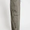 Baumwollhose mit Lochstickerei