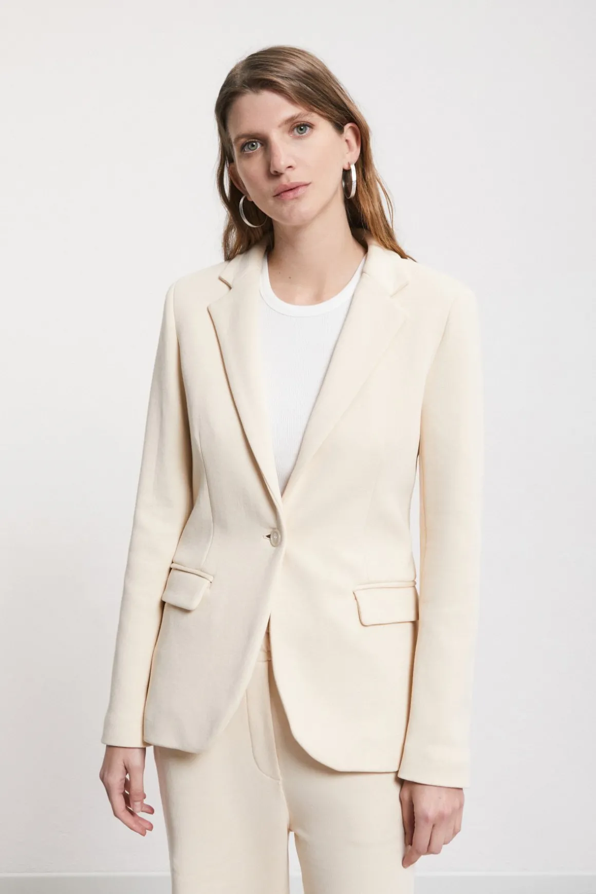 Baumwolljacke mit 1 Knopf