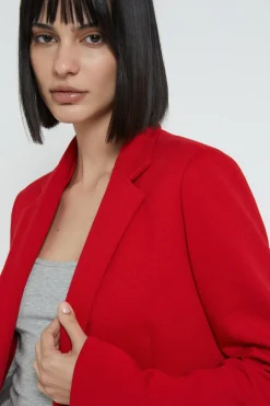 Baumwolljacke mit 1 Knopf