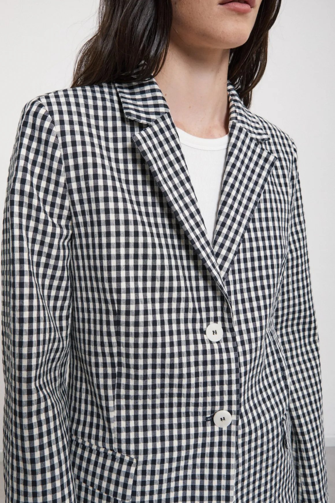 Baumwolljacke mit 2 Knöpfen