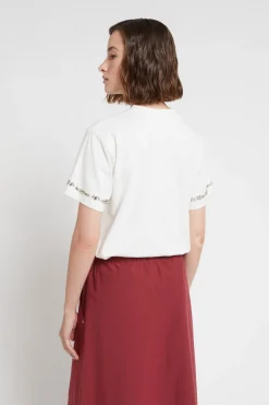Baumwollshirt mit aufgesetzten Steinchen