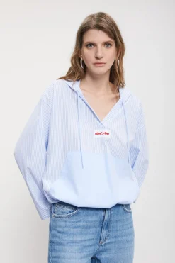 Baumwollshirt mit Kapuze