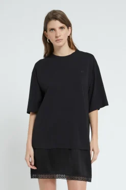 Baumwoll-T-Shirt im Oversize-Look