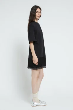 Baumwoll-T-Shirt im Oversize-Look