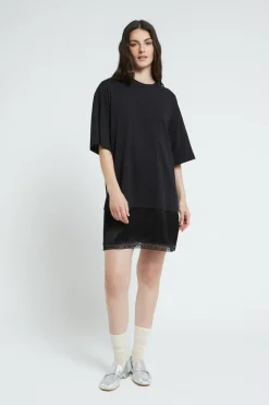 Baumwoll-T-Shirt im Oversize-Look