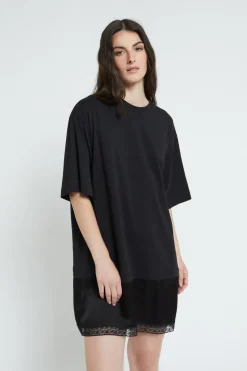 Baumwoll-T-Shirt im Oversize-Look