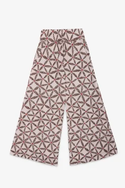 Bedruckte Baumwollhose im Culotte-Stil