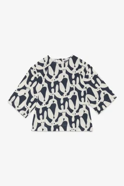 Bedrucktes Popelineshirt