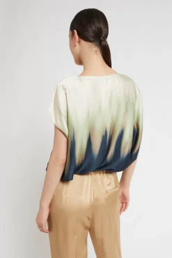 Bedrucktes Viskoseshirt