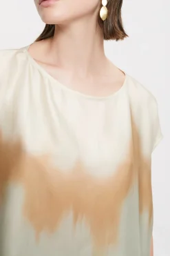 Bedrucktes Viskoseshirt