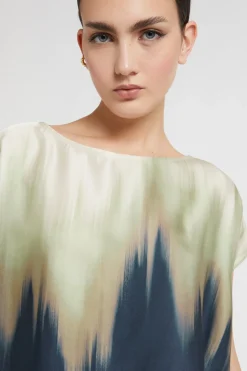 Bedrucktes Viskoseshirt