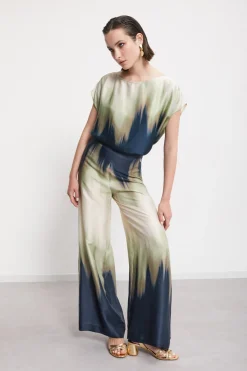 Bedrucktes Viskoseshirt