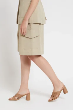 Bermudahose mit Tasche