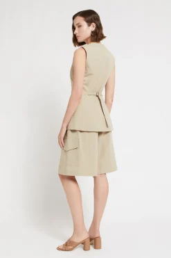 Bermudahose mit Tasche