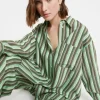 Bluse aus bedruckter Viskose