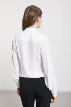 Bluse aus Seidenmischgewebe