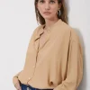 Bluse aus Seidenmischgewebe