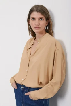 Bluse aus Seidenmischgewebe