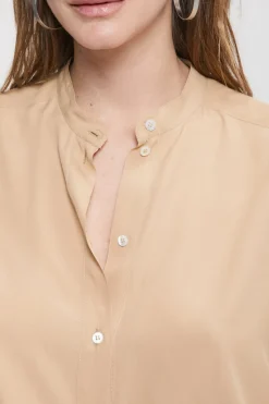 Bluse aus Seidenmischgewebe