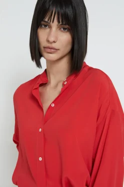 Bluse aus Seidenmischgewebe