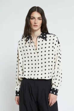 Bluse aus Viskosekrepp