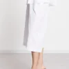 Cropped-Hose aus Popeline