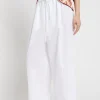 Cropped-Hose aus Popeline