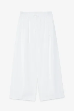Cropped-Hose aus Popeline