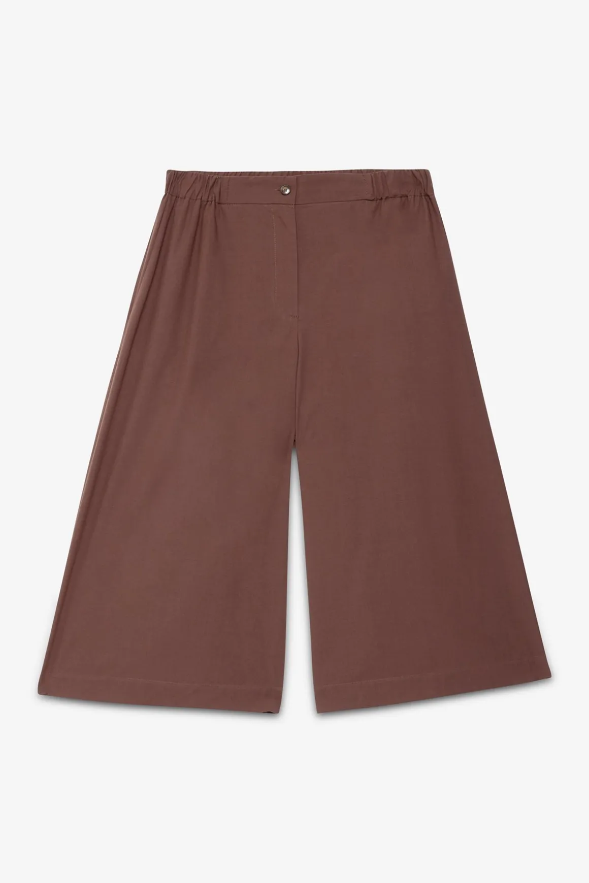 Cropped-Hose aus Popeline