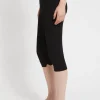 Cropped-Leggings aus Viskose