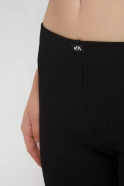 Cropped-Leggings aus Viskose
