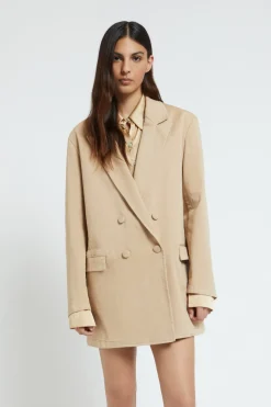 Doppelreihige Baumwolljacke