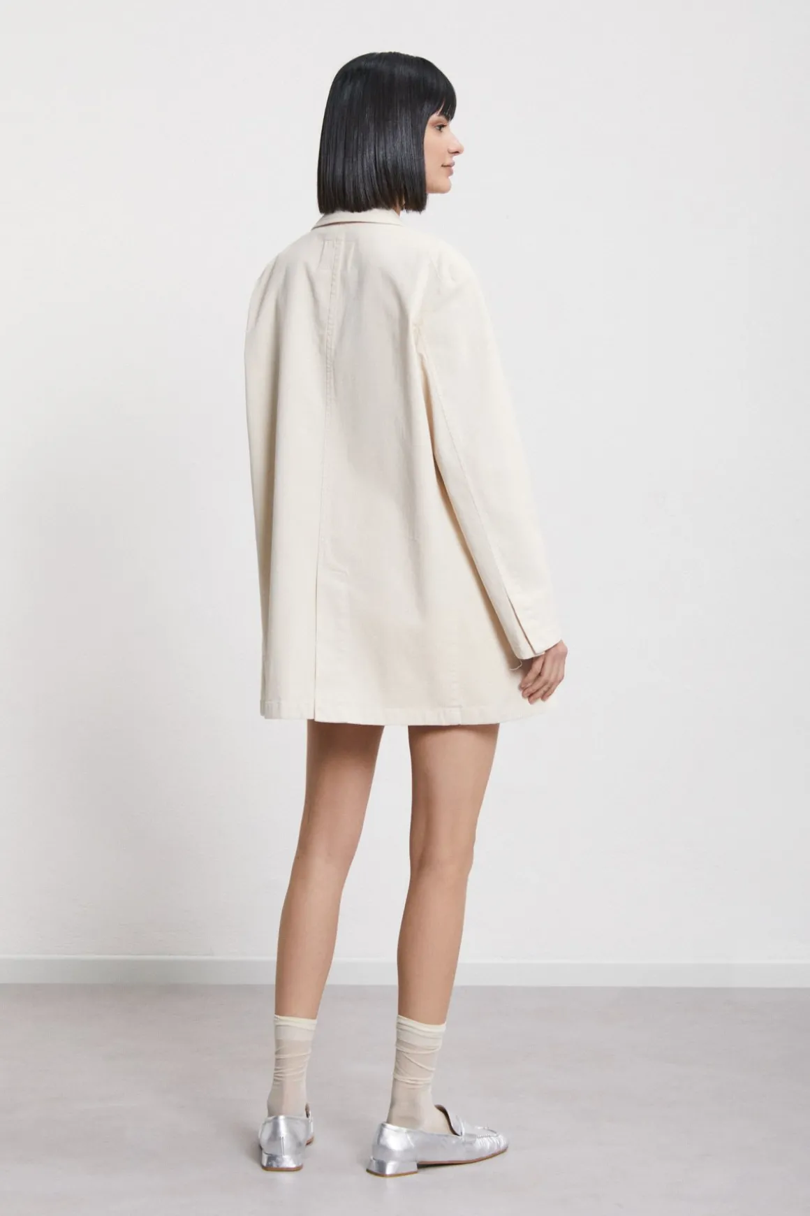 Doppelreihige Baumwolljacke
