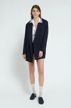 Doppelreihige Baumwolljacke