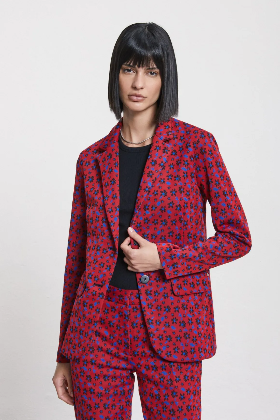 Gemusterte Jacke