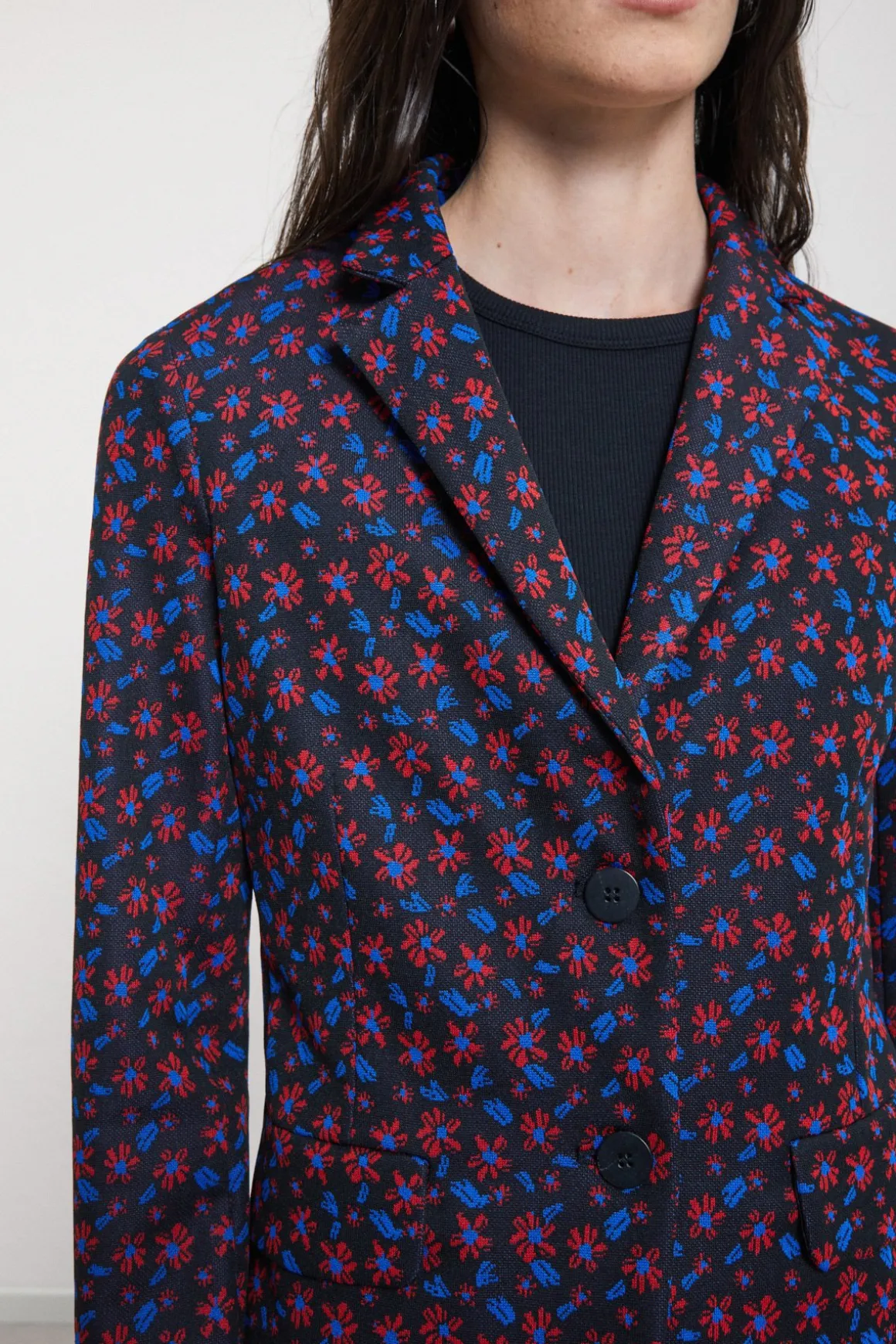 Gemusterte Jacke
