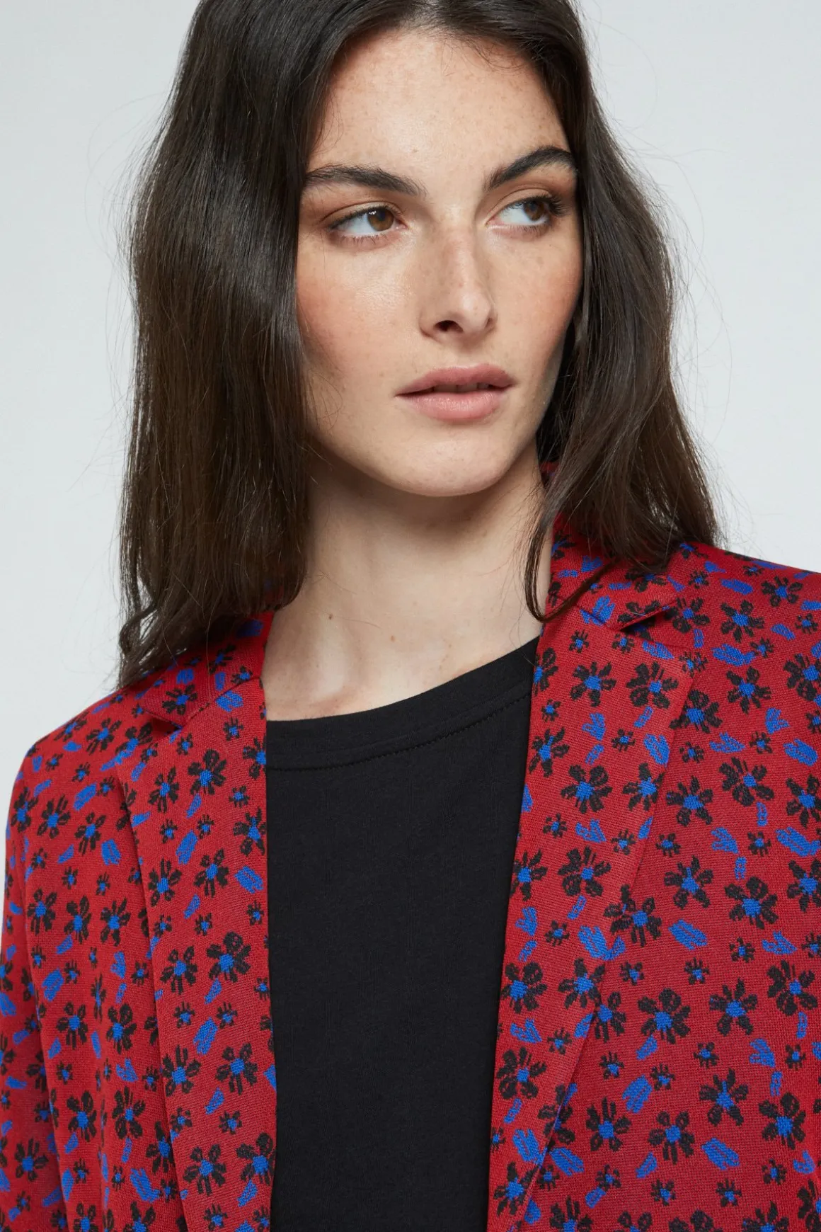 Gemusterte Jacke