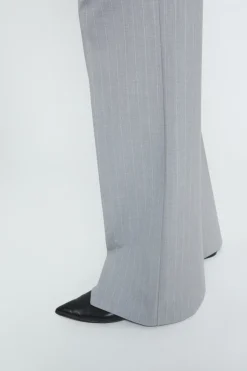 Gerade geschnittene Nadelstreifenhose
