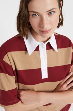 Gestreiftes Poloshirt