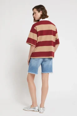 Gestreiftes Poloshirt