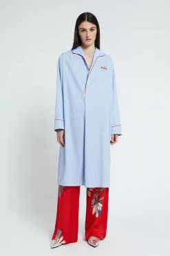 Hemdblusenkleid aus Baumwolle