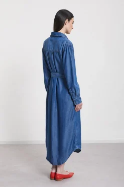 Hemdblusenkleid aus Jeans
