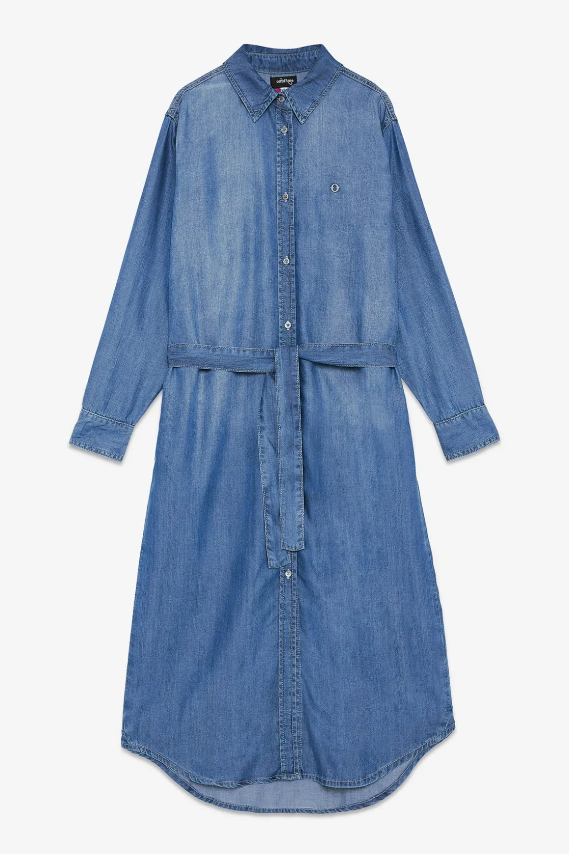Hemdblusenkleid aus Jeans