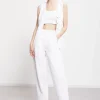 Hose mit hoher Taille