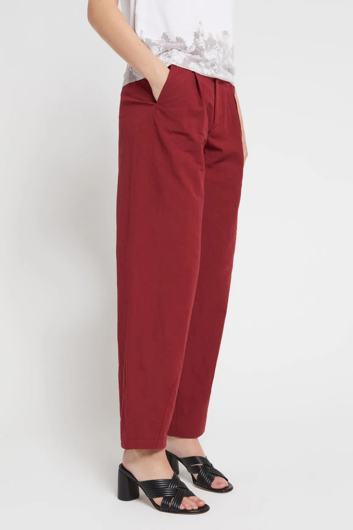 Hose mit hoher Taille