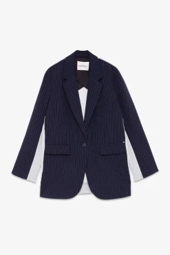 Jacke aus 2 Stoffen