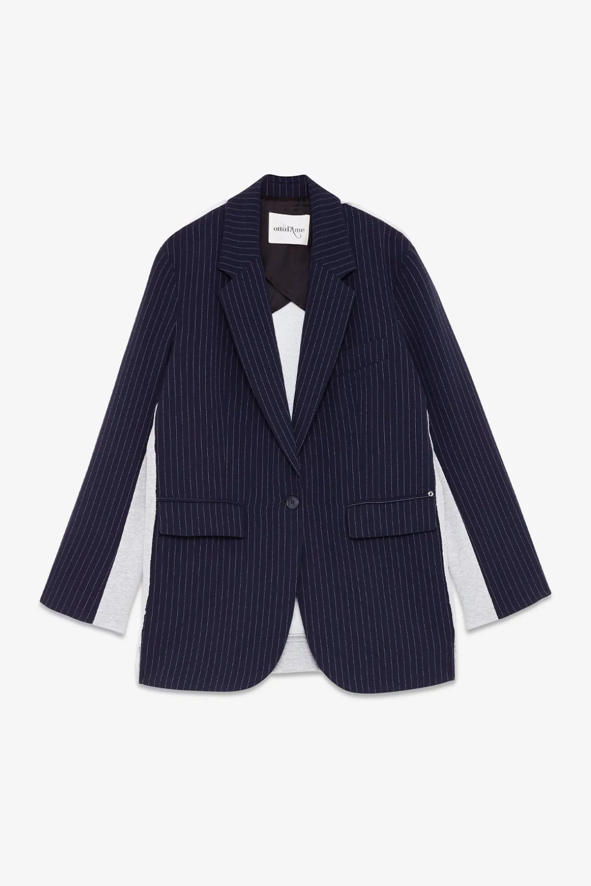 Jacke aus 2 Stoffen