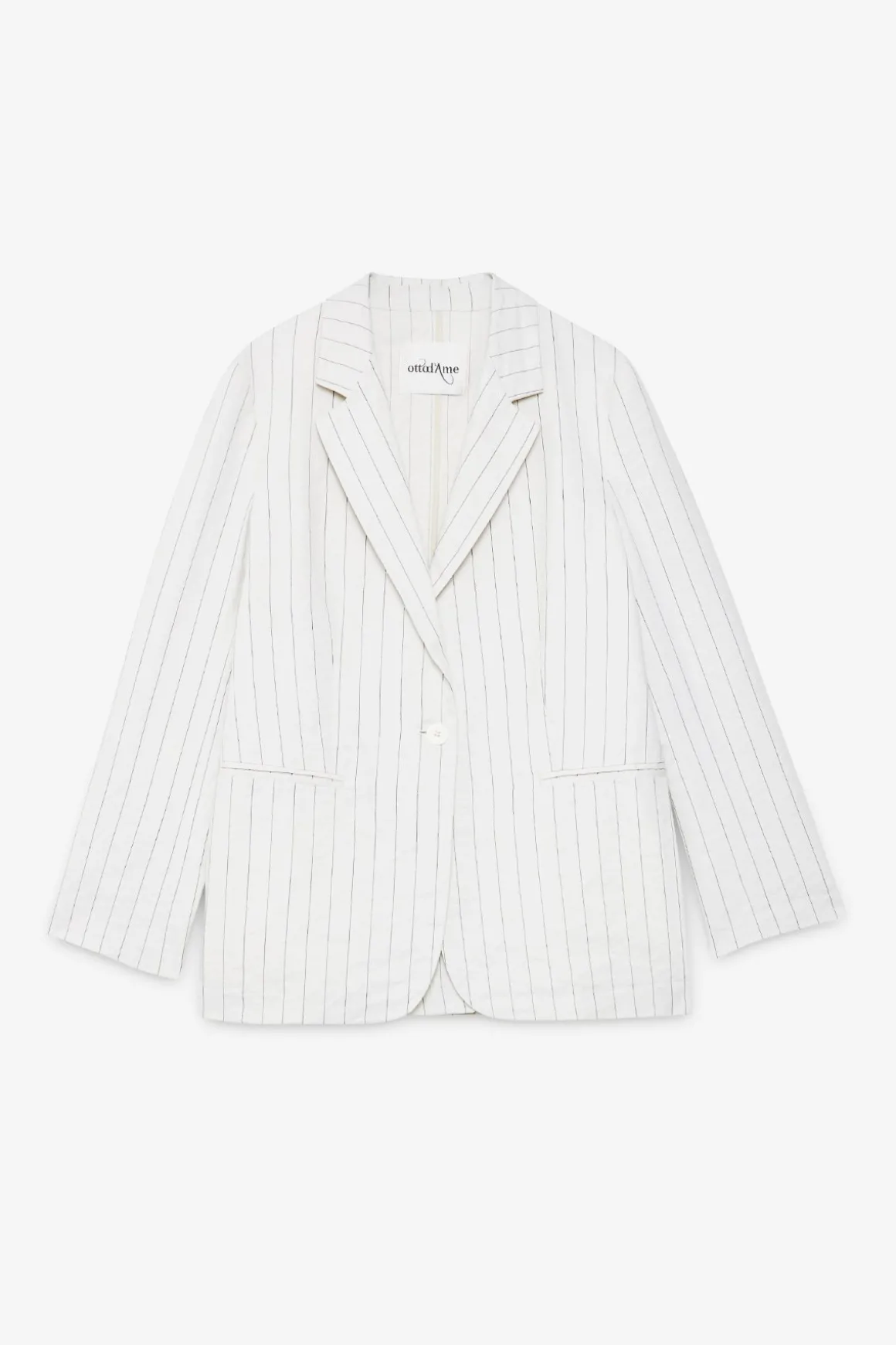 Jacke aus Crinkle-Baumwollstoff