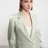Jacke aus Viskose und Leinen