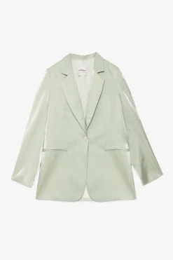 Jacke aus Viskose und Leinen
